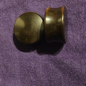 24mm black wood plugs